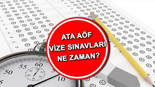 ATA AÖF sınav tarihleri 2024 2025 | ATA AÖF vize sınavları ne zaman yapılacak, sınav giriş belgesi yayınlandı mı?