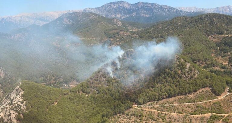 mersinde yangin cikti havadan ve karadan mudahale ediliyor bz6v6vQG