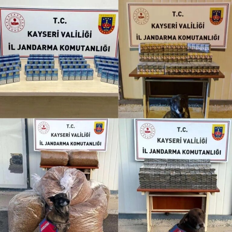 kayseride 2375 paket kacak sigara ele gecirildi pDjuLZeW