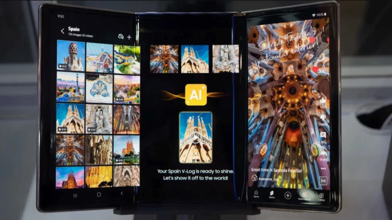 samsungun uce katlanan telefonunun cikis tarihi ve fiyati netlesiyor jng2Tncz