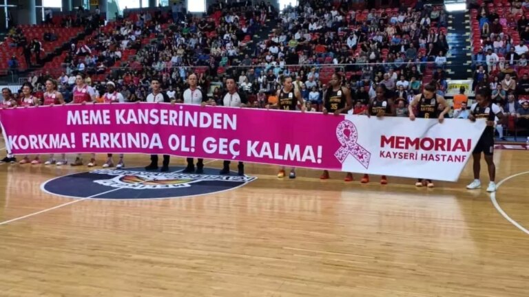 kadinlar basketbol super liginde meme kanseri farkindaligi MfBnDRhH